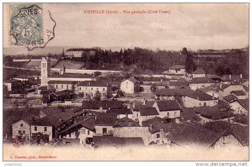 Viriville - Vue Générale  (coté Ouest ) - Viriville