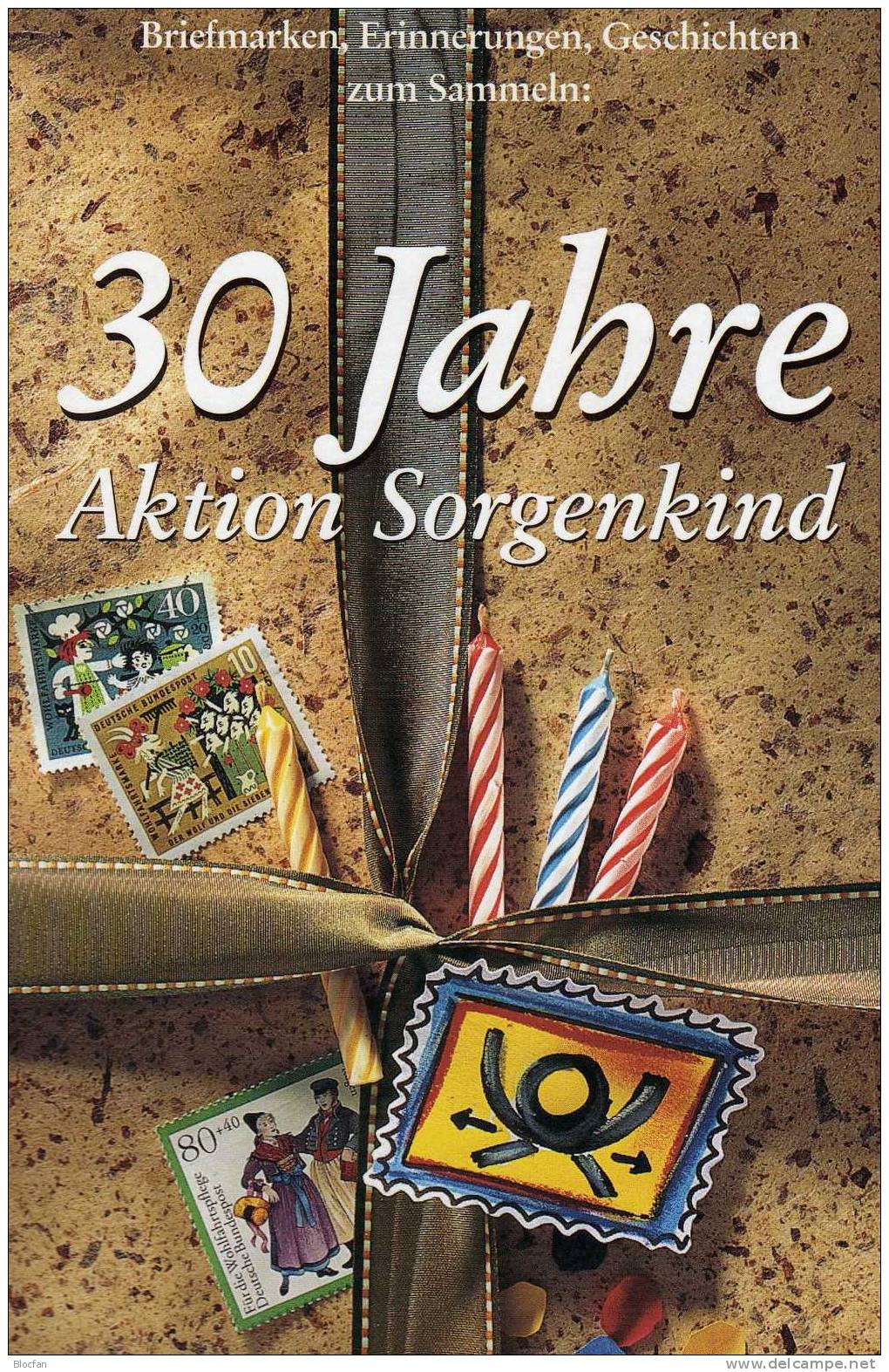 Geschenk-Buch Edition 1994 Sorgenkind Deutschland 6 Serien BRD 1522/5-1707/8 O 40€ Book With Stamps Document Of Germany - Savoir