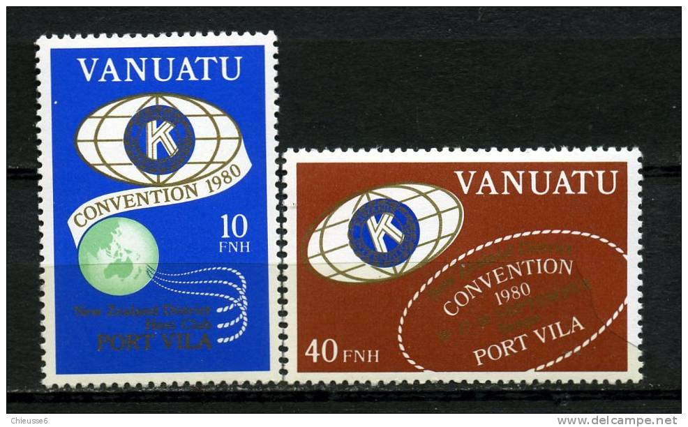 Vanuatu ** N° 615/616 - Convention Du "Kiwanis International (anglais) - Vanuatu (1980-...)