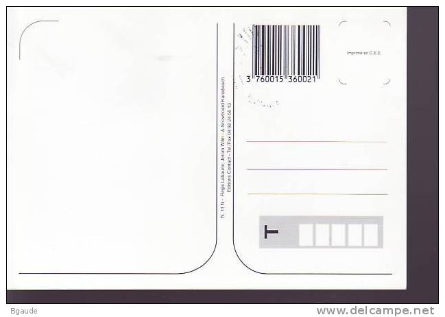 FRANCE CARTE MAXIMUM  NUM.YVERT 3460 SPORT JEUX OLYMPIQUES SNOWBOARD - 2000-2009