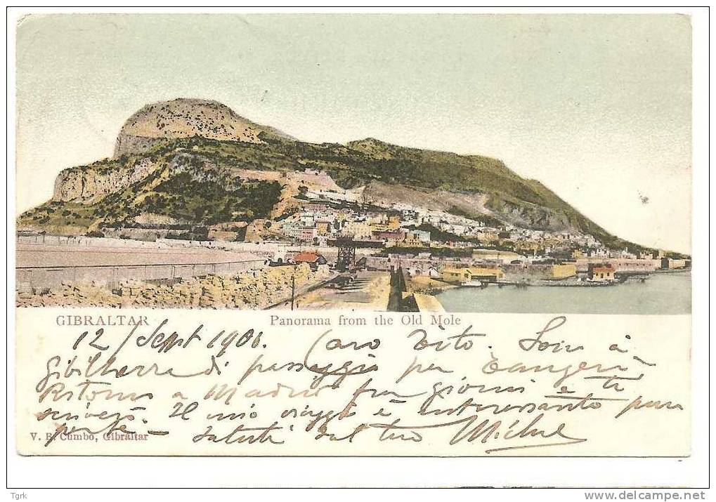 Gibraltar Panorama From The Old Mole - Gibilterra