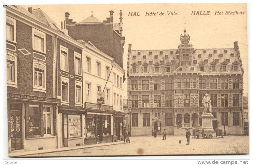 HALLE- HOTEL DE VILLE-CARTE ASSEZ RARE!!! - Halle