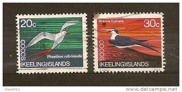 COCOS  KEELING    English Settlement  Colonie Inglesi  Uccelli Birds Oiseaux -  1969 -  N. 16-17/US - Isole Cocos (Keeling)