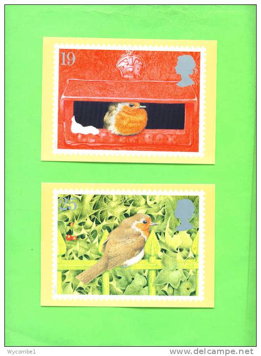 PHQ175 1995 Christmas - Set Of 5 Mint - PHQ Cards