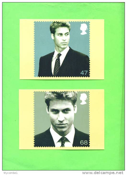 PHQ254 2003 Prince William - Set Of 4 Mint - PHQ Cards