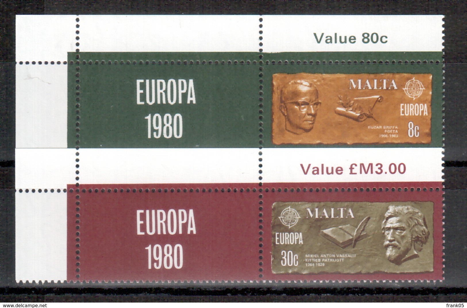 Malta / Malte 1980 Satz/set EUROPA ** - 1980