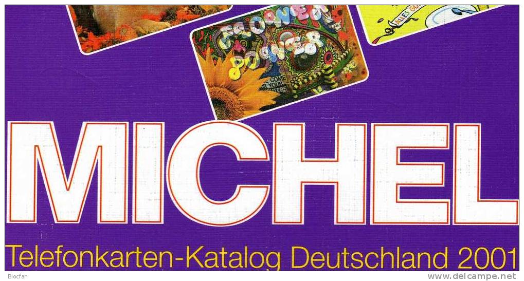 Michel Telefonkarten Katalog 2001 Antiquarisch 27€ Auch Mit Briefmarken-Motiven Tele-cards Topic Catalogue Of Germany - Topics