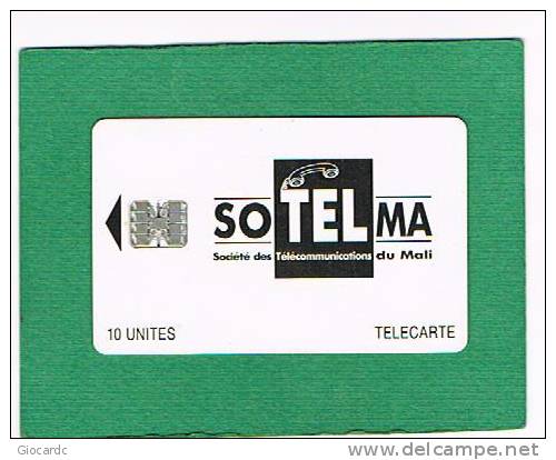 MALI - SOTELMA CHIP - DARK GREY LOGO 10 UNITS (LOGO MORENO CODE C46145640)- USED - RIF. 2466 - Mali