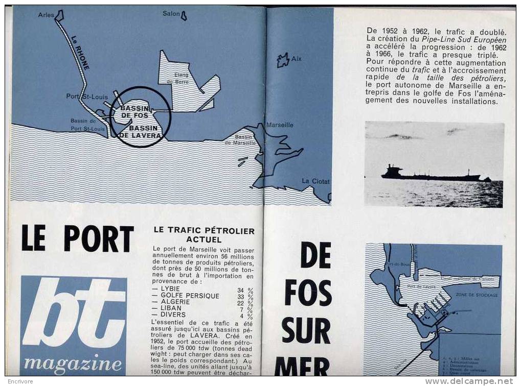 BT 693 Nov 1969 La Vie Au Bord D´un PORTE AVIONS Alouette Etendard Breguet Alize Foch Port Sur Mer - Boats