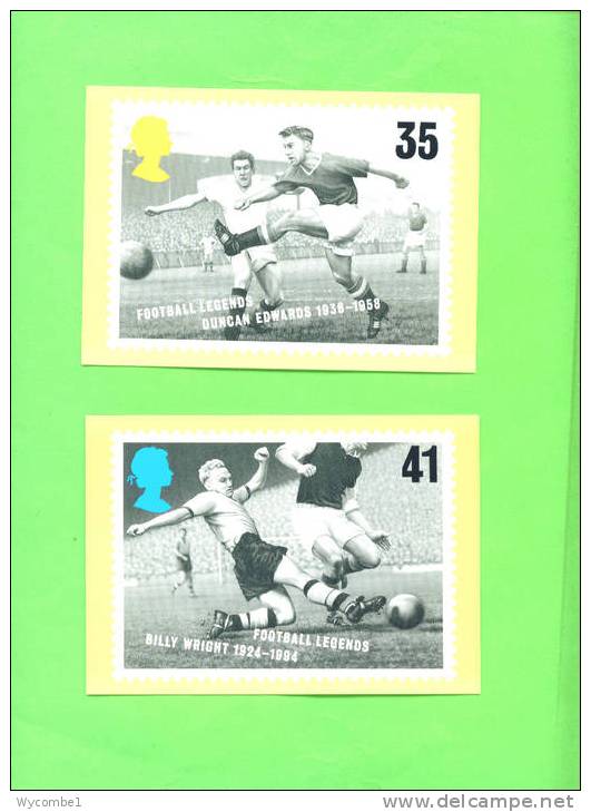 PHQ179 1996 Football Legends - Set Of 5 Mint - Tarjetas PHQ