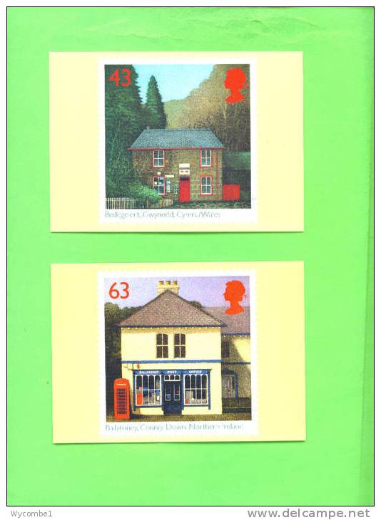 PHQ190 1997 Post Offices - Set Of 4 Mint - PHQ Cards