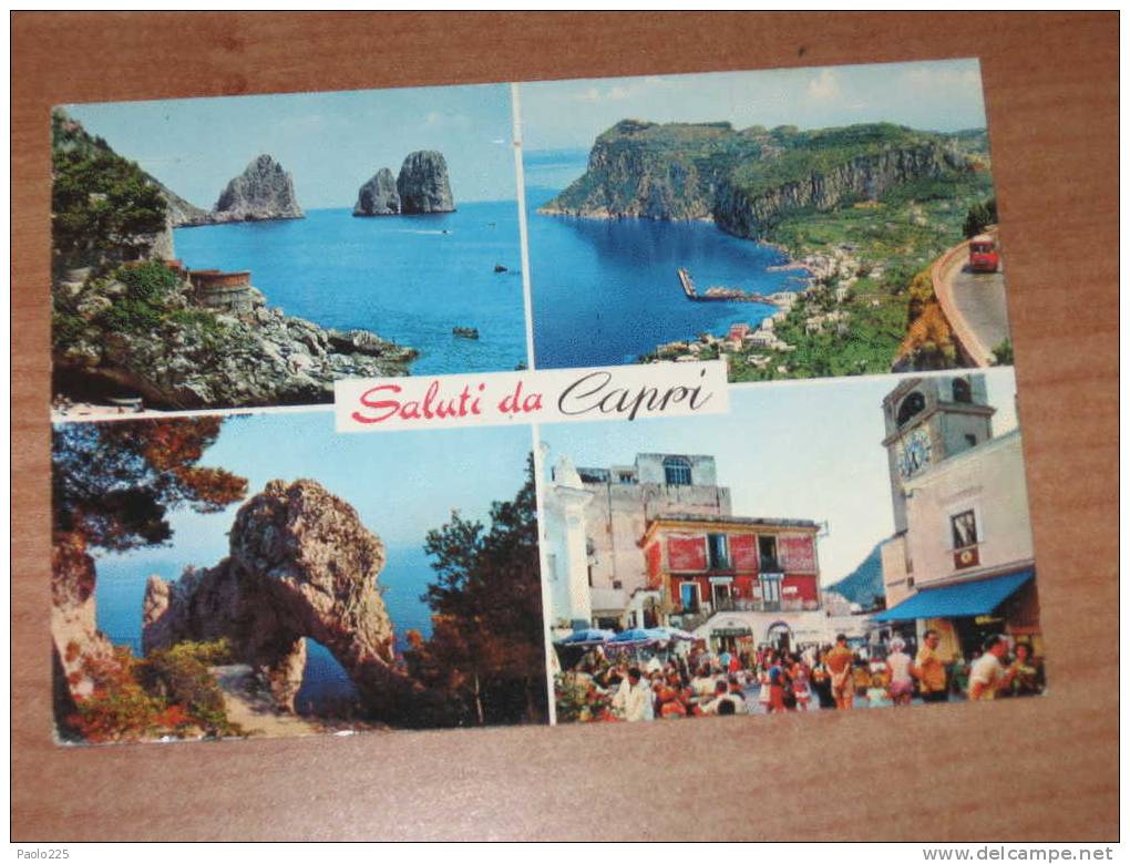 CAPRI SALUTI VISUALI 1975 COLORI VG - Pozzuoli