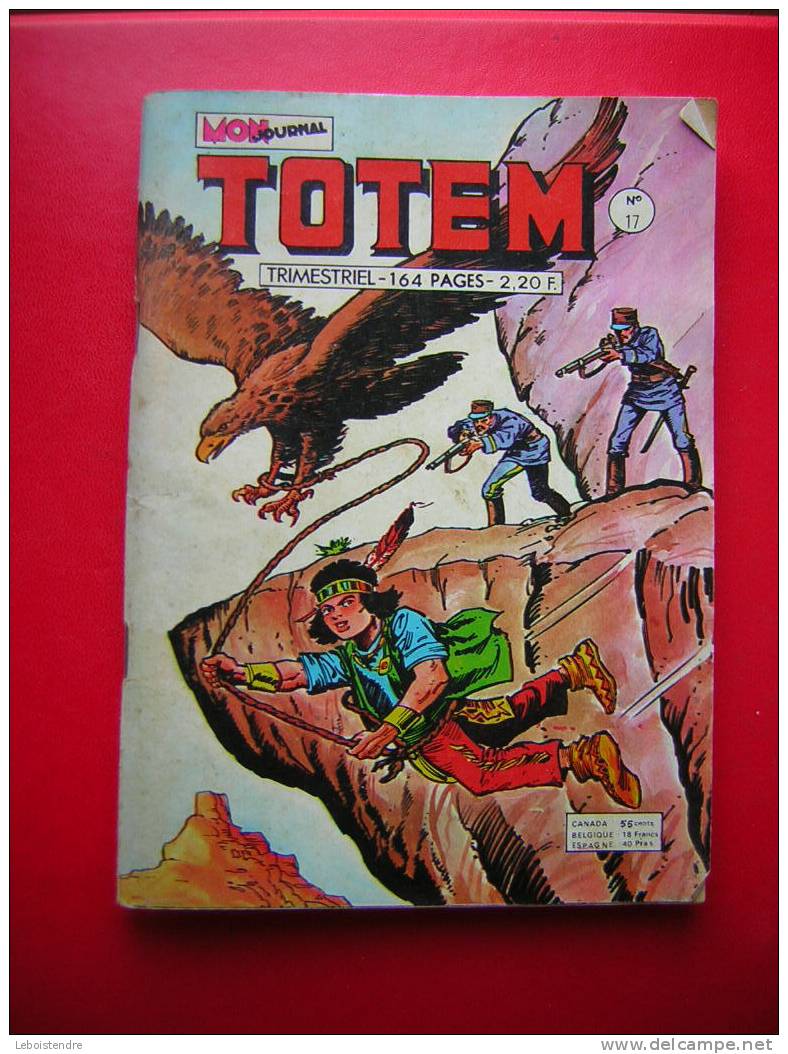 BD PETIT FORMAT EDITON MON JOURNAL -TOTEM N° 17-AOUT 1974 - Mon Journal