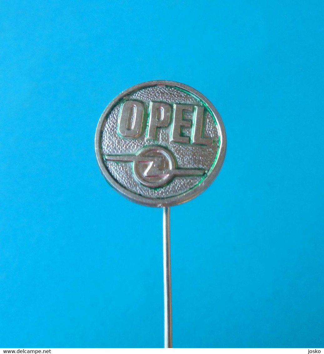 OPEL - Vintage Pin Badge * German Car Automobile Auto Automovil Carro Germany Deutschland Abzeichen Anstecknadel - Opel