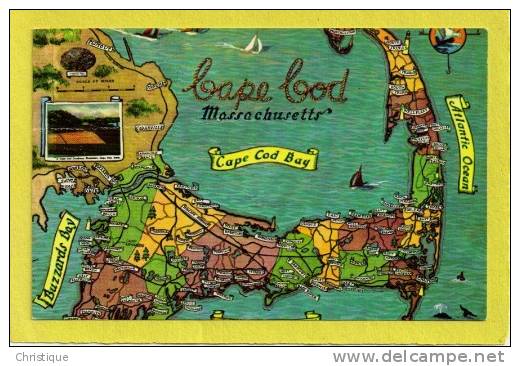 Cape Cod Map. - Cape Cod