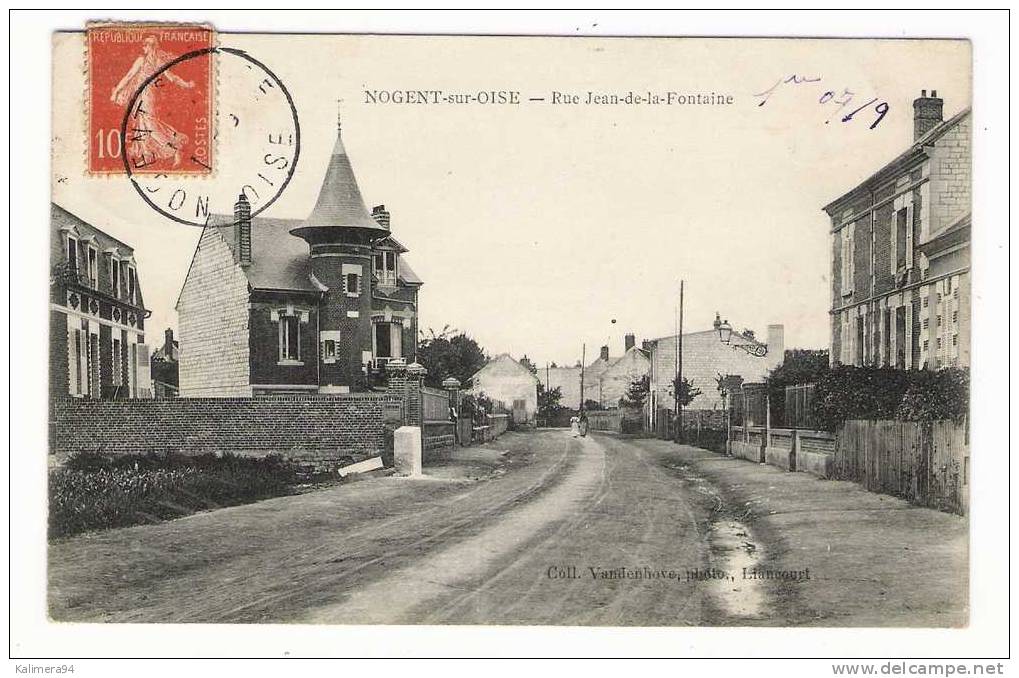 OISE  /  NOGENT-sur-OISE  /  RUE  JEAN-DE-LA-FONTAINE  ( Belle Villa ) /  Collection  VANDENHOVE , Photo. , Liancourt - Nogent Sur Oise