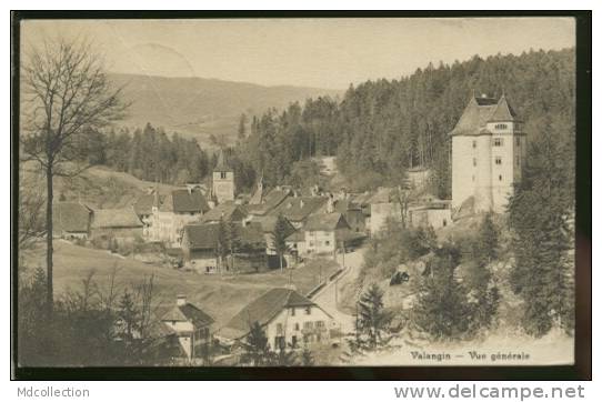 CH VALANGIN /    Vue Générale    / - Valangin