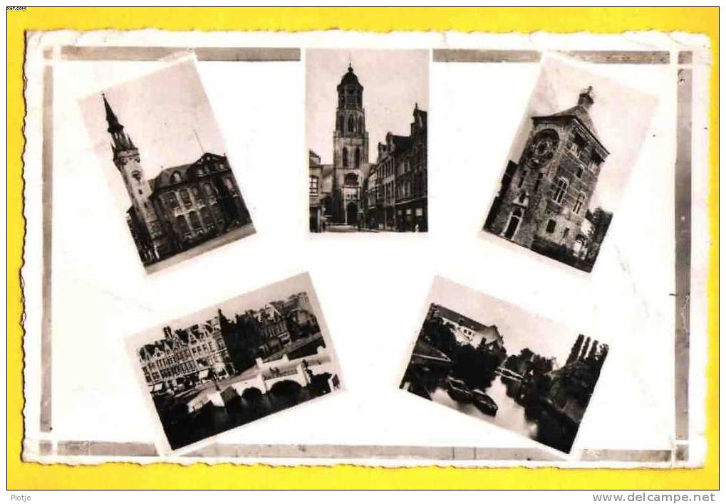 * Lier - Lierre (Antwerpen - Anvers) * Fantaisie, Souvenir, Pont, Zimmertoren, Photo, église, Kerk, Church - Lier