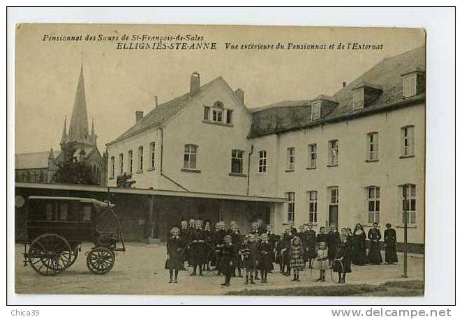 010156  -  Ellignies-Ste-Anne  -  Vue Extérieure Du Pensionnat Et De L'Externat - Beloeil