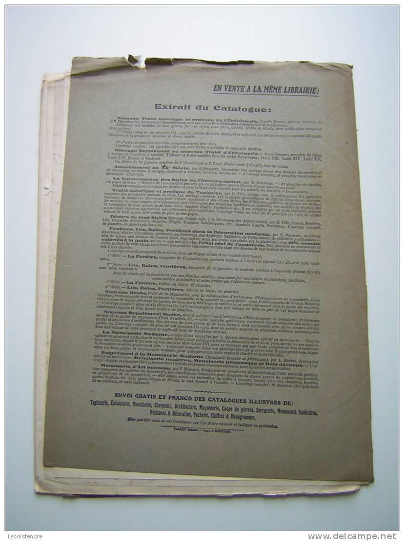 L´AMEUBLEMENT ET GARDE MEUBLE REUNIS-REVUE ARTISTIQUE ET TECHNIQUE DU MEUBLE /TENTURE ET DE LA DECORATION INTERIEUR-1928 - Innendekoration