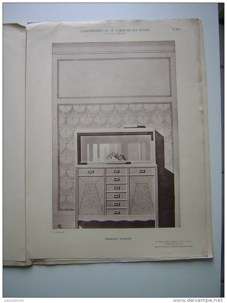 L´AMEUBLEMENT ET GARDE MEUBLE REUNIS-REVUE ARTISTIQUE ET PRATIQUE DU MEUBLE /TENTURE ET DE LA DECORATION INTERIEURE-1926 - Innendekoration