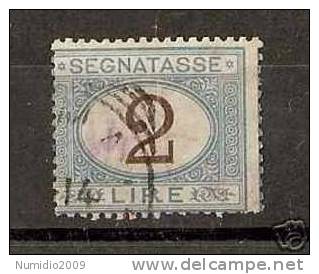 1870-74 REGNO USATO SEGNATASSE 2 LIRE - RR1124 - Postage Due