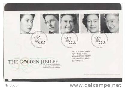 Great Britain-2002 The Golden Jubilee FDC - 2001-2010 Decimal Issues