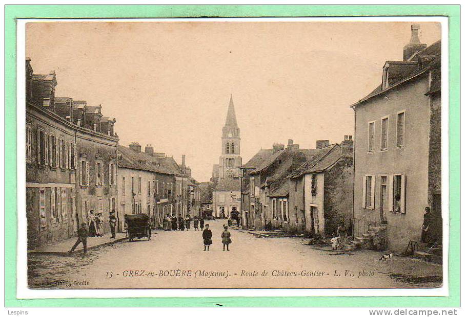 53 - GREZ En BOUERE --  Route De Chateau Gontier - Crez En Bouere