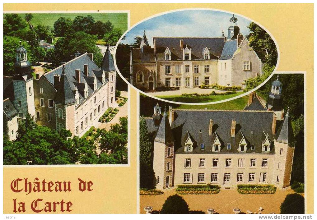 Cpm Chateau De La Carte ( Maison De Repos E P A F ) Ballan Mire Joue Les Tours 1989 - Ballan-Miré