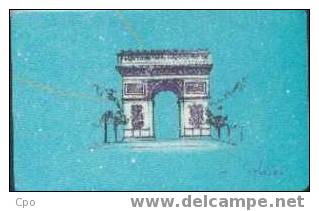 # GERMANY A52E_91 Frankreich 6 Gd 12.91 Arc De Triomphe Tres Bon Etat - A + AD-Series : Publicitaires - D. Telekom AG
