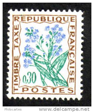 TAXE   N°  99  -     Fleurs Des Champs  Myosotis 0F30   -  NEUF ** - 1960-.... Gebraucht