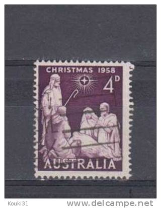 Australie YT 248 Obl : Noël 1958 , La Nativité - Used Stamps