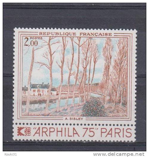 France YT 1812 ** : Arbres Le Long Du "Canal Du Loing" De A. Sisley - Impressionisme