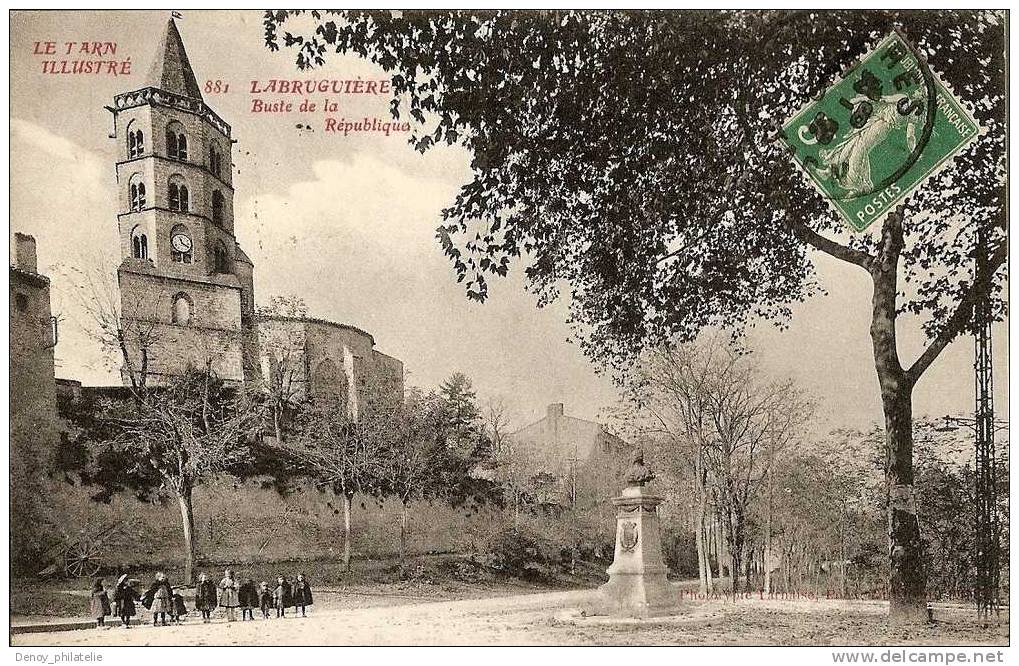 81/ LABRUGUIERE / BUSTE DE LA REPUBLIQUE - Labruguière