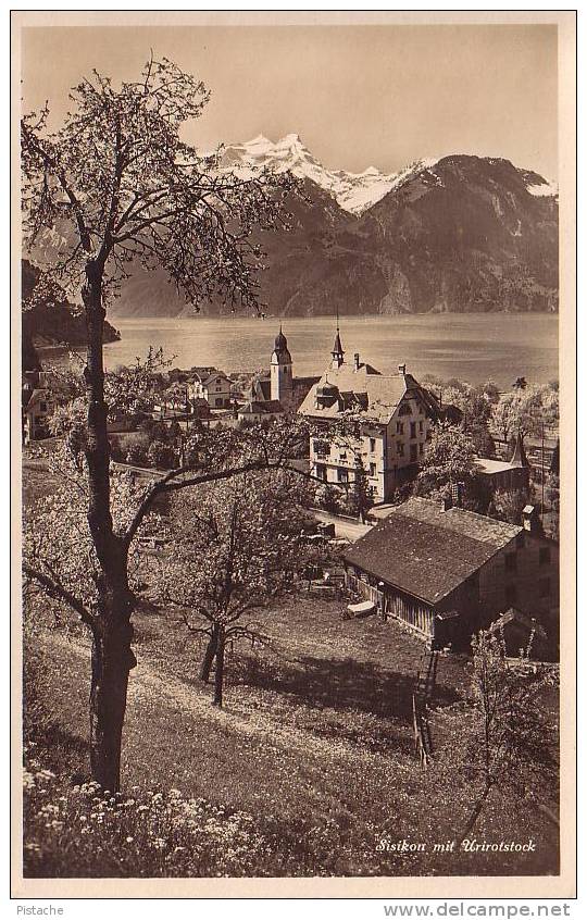 Carte Photo - Suisse Sisikon Urirotstock - Cachet - Neuve - Etat Impeccable - Voir Recto Verso - Sisikon