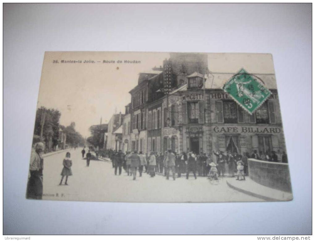 2 Bnq - CPA N°36 - MANTES-LA-JOLIE - Route De Houdan - [78] Yvelines - - Mantes La Ville