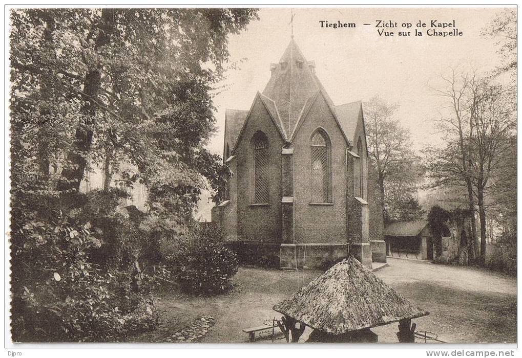 Tieghem  Zicht Op De Kapel - Kontich