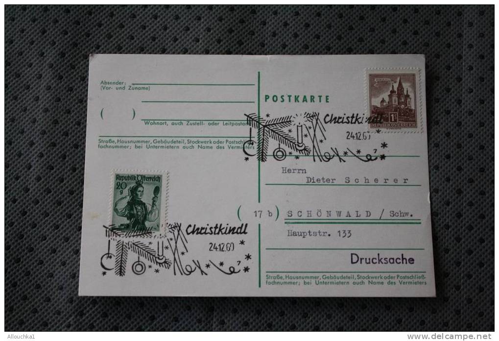 IMPRIME MARCOPHILIE DRUCKSACHE  AUTRICHE  POUR ALLEMAGNE DEUTSCHLAND - Lettres & Documents