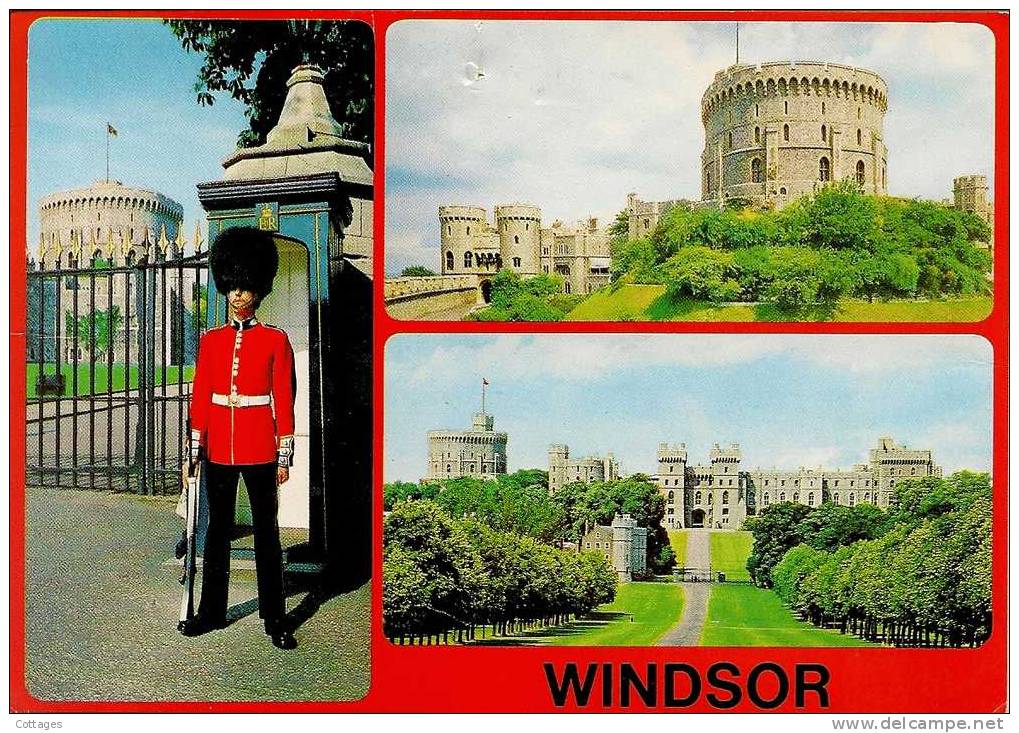 WINDSOR - Carte Avec 3 Vues - 1987 - Windsor