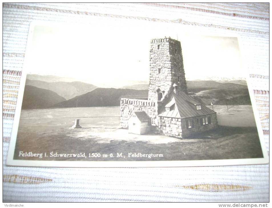 ALLEMAGNE - FELDBERG I. SCHWARZWALD - CARTE PHOTO FORMAT CPA - BON ETAT VIERGE TAMPON - Feldberg