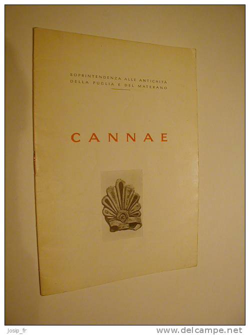 CANNAE (fouilles, Archéologie) En Italien 1962 - Livres Anciens