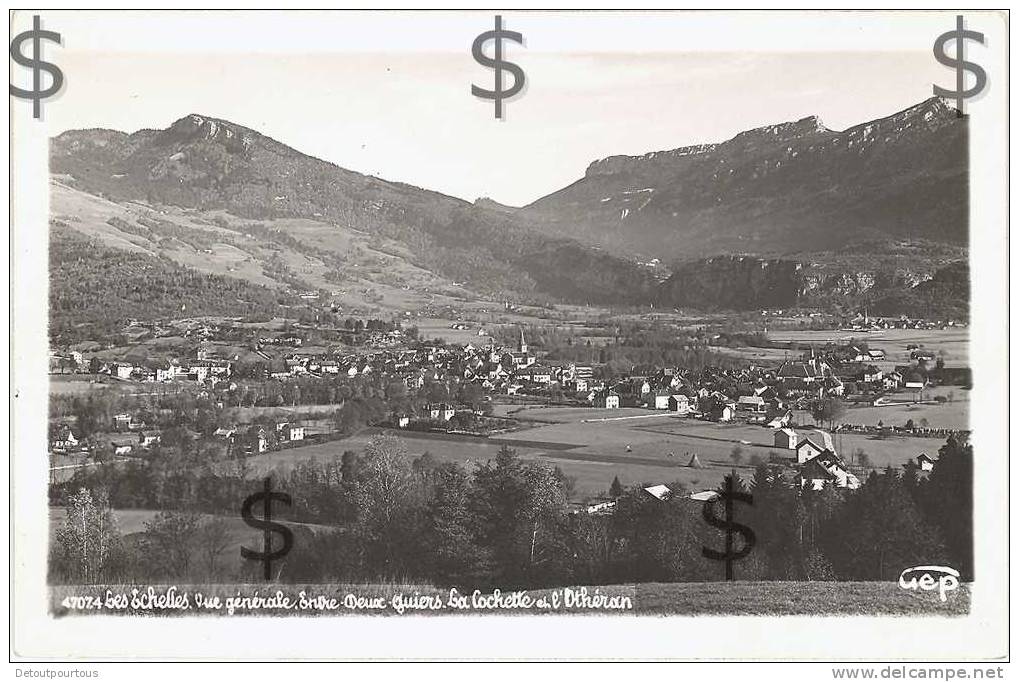 LES ECHELLES Savoie 73 : Vue Générale Entre Deux Guiers La Cochette Et L'Othéran - Les Echelles