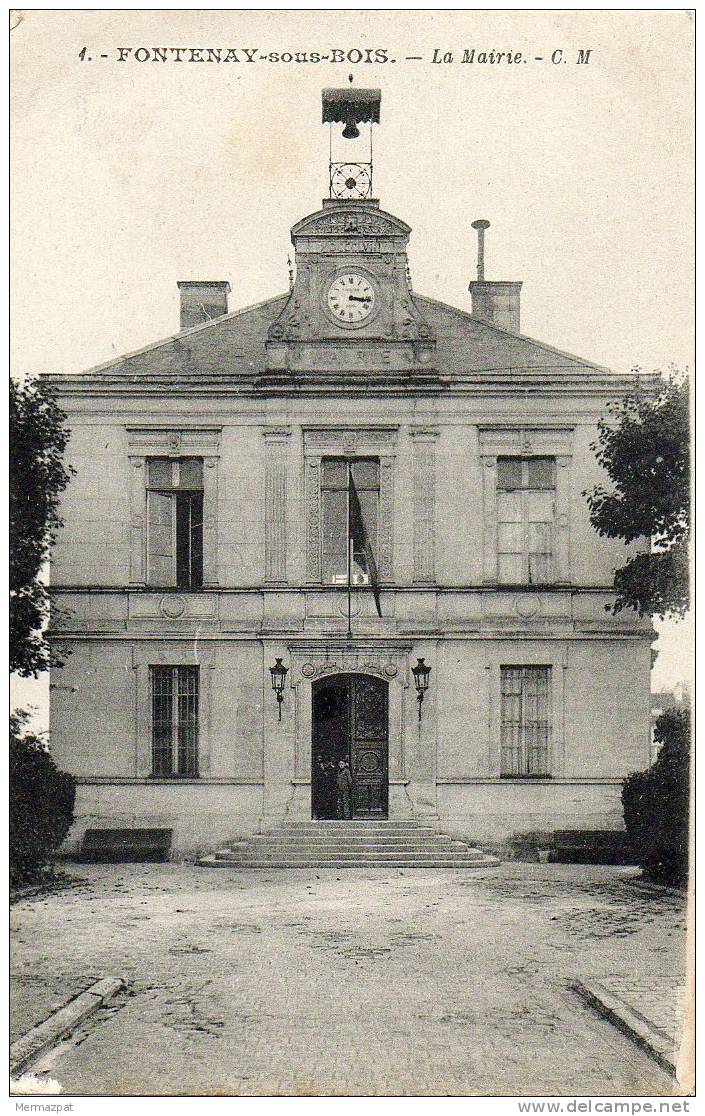 FONTENAY-SOUS-BOIS (Val-de-Marne 94) - La Mairie. - Fontenay Sous Bois