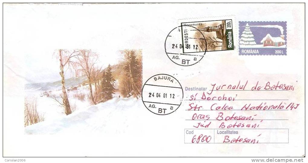 Romania / Postal Stationery / Cancellation BAJURA - Natur