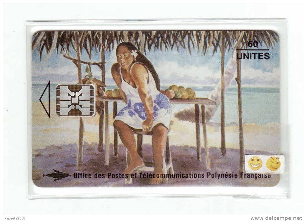 PF26 - LA VENDEUSE DE MANGUES - 60 U - "VARIETE" - N° DE LOT SUR "FABRIQUE" - LUXE - French Polynesia