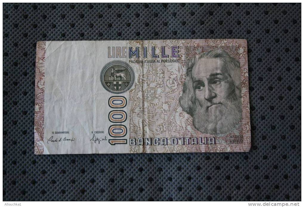 BILLET DE BANQUE DE LA BANK  BANCA ITALIA ITALIE   DE 1000 LIRE  THEME MARCO POLO  1982 - 1000 Lire