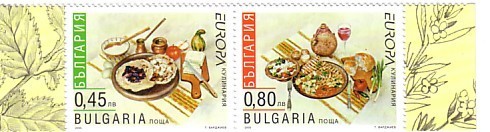 2005   EUROPA -CEPT  (GASTRONOMY) 2v.-MNH  BULGARIA / Bulgarie - 2005