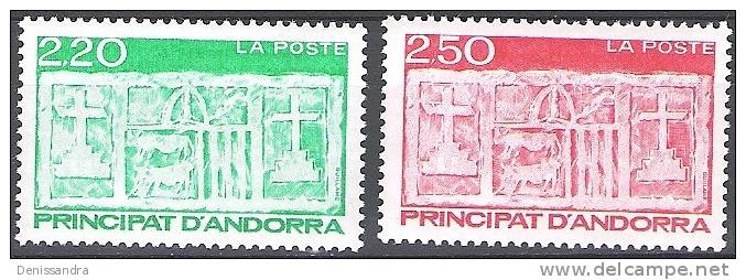 Andorre Français 1991 Michel 431 - 432 Neuf ** Cote (2008) 2.85 Euro Ecu Primitif Des Vallées - Ungebraucht