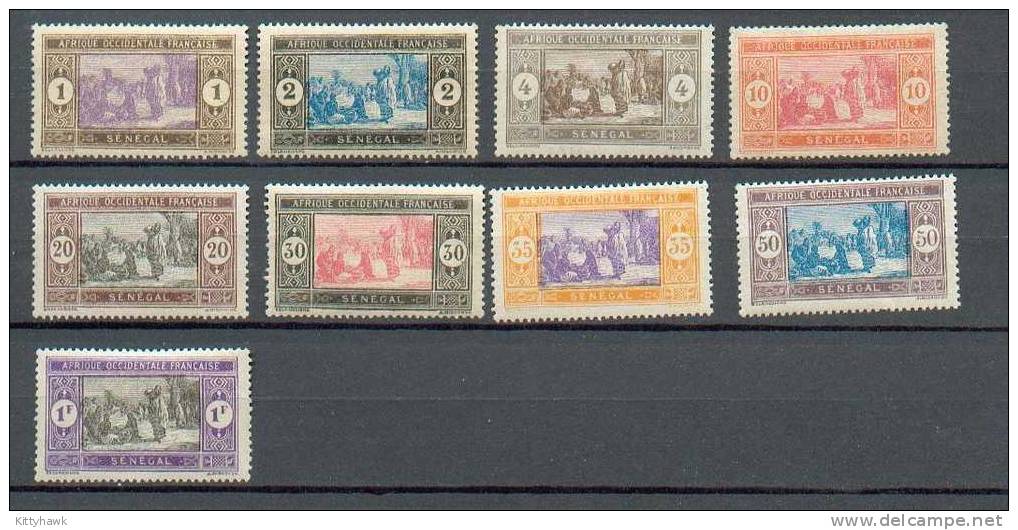 SEN 224 - YT 53 à 55 **/.57*-59*-61**-62*-63*- 67* - Unused Stamps