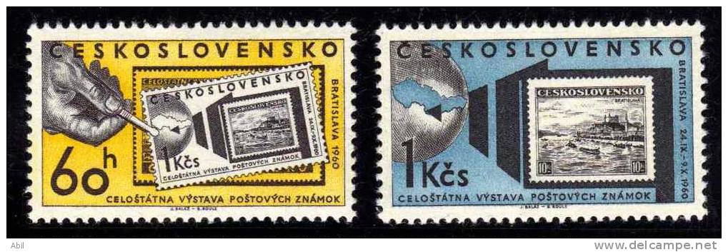 Tchécoslovaquie 1960 N°Y.T. :  1092 Et 1093** - Ongebruikt